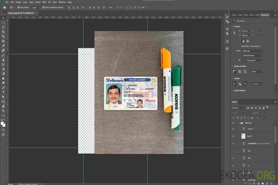 USA Delaware DL photolook AVANT template USA Delaware DL photolook AVANT template